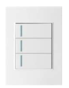 Interruptor Sencillo Triple TS-INT-3S-BL