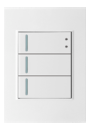Interruptor Sencillo Doble Y Escalera TS-INT-2S1E-BL 