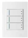 Interruptor Escalera Triple TS-INT-3E-BL